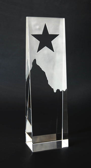 Crystal Award , Hexagon Crystal Award, Corporate Crystal Award, Star Award
